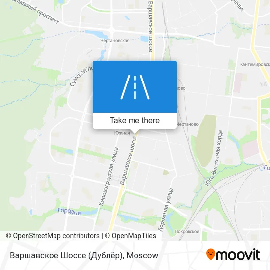 Варшавское Шоссе (Дублёр) map