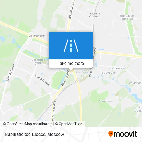 Варшавское Шоссе map