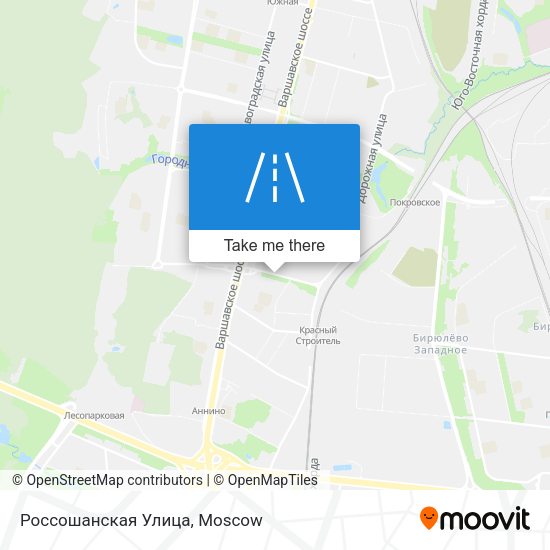 Россошанская Улица map