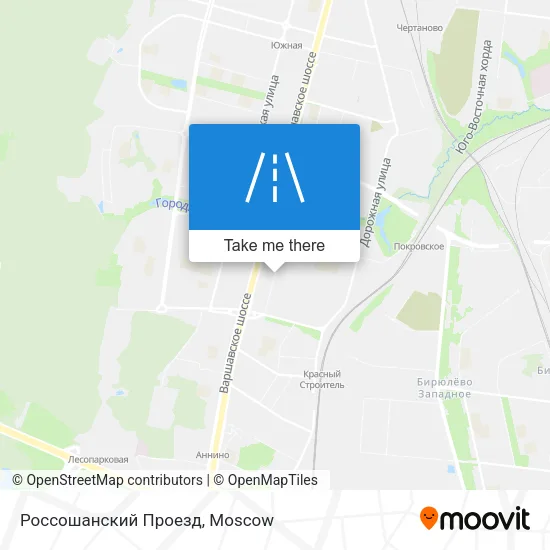 Россошанский Проезд map