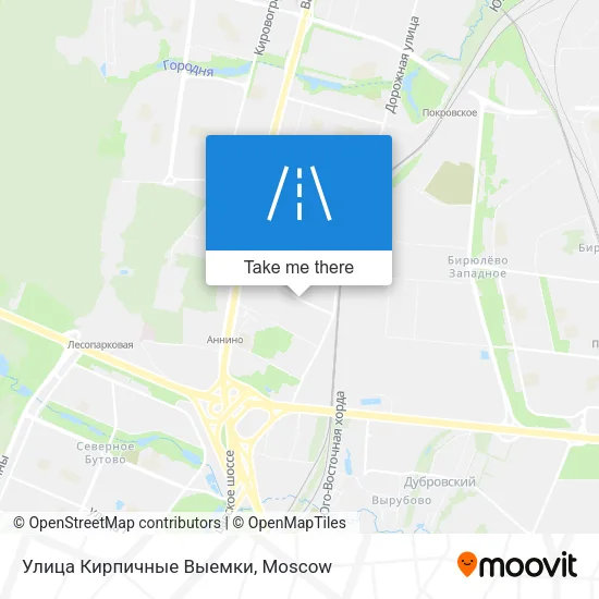 Улица Кирпичные Выемки map