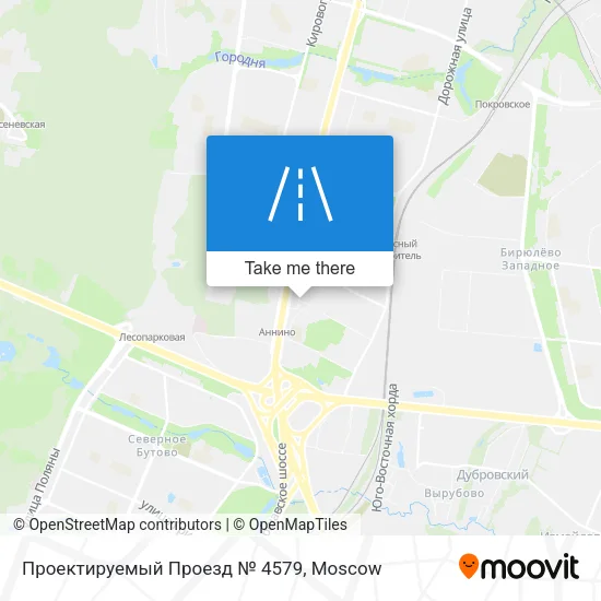 Проектируемый Проезд № 4579 map