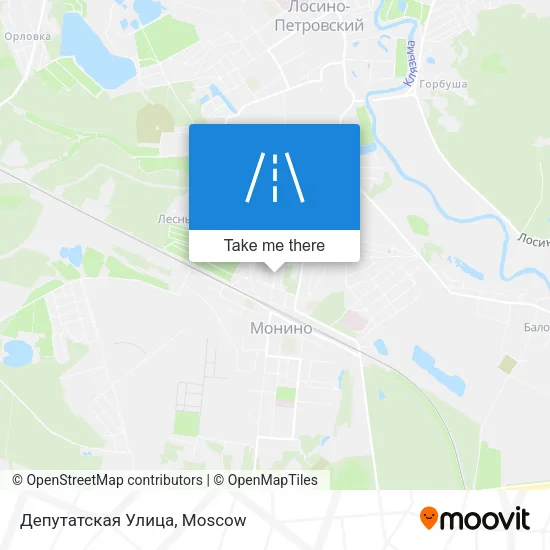 Депутатская Улица map