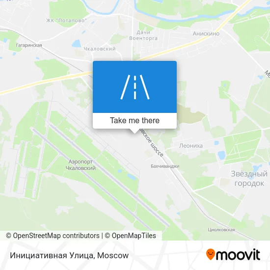Инициативная Улица map