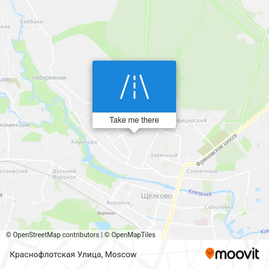 Краснофлотская Улица map