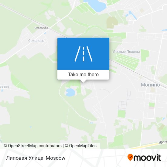 Липовая Улица map