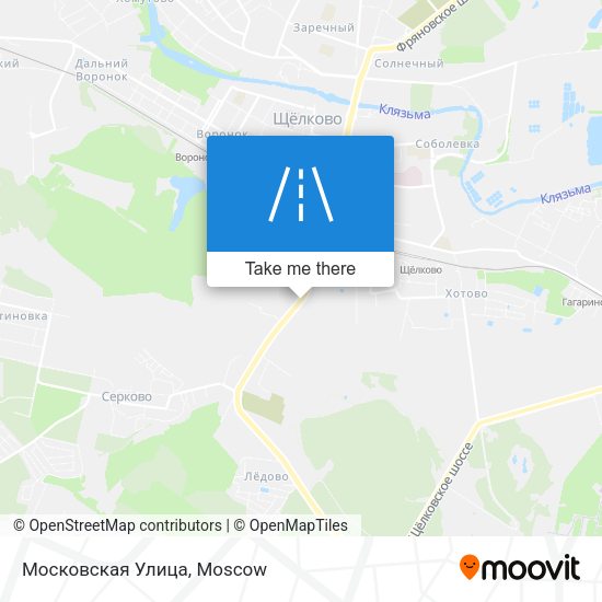 Московская Улица map