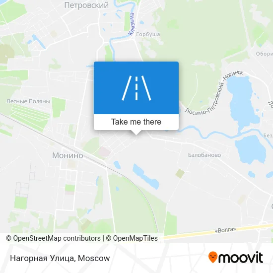 Нагорная Улица map