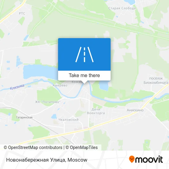 Новонабережная Улица map