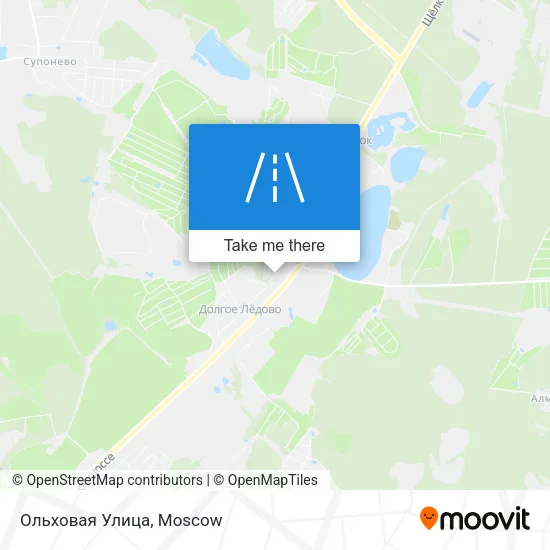 Ольховая Улица map