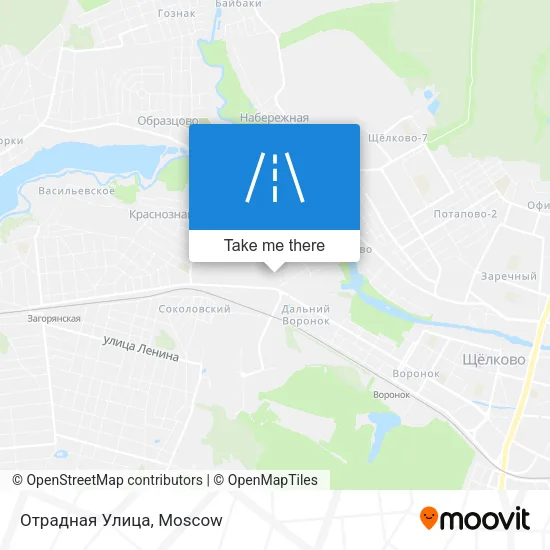 Отрадная Улица map