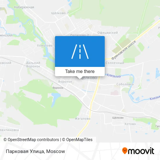 Парковая Улица map