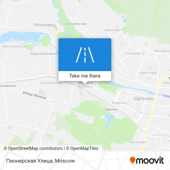 Пионерская Улица map