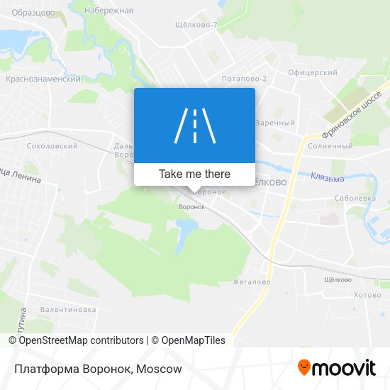Платформа Воронок map