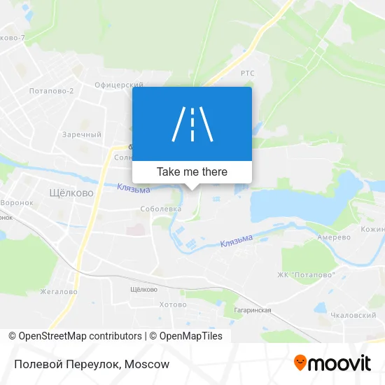 Полевой Переулок map