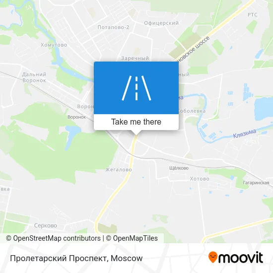 Пролетарский Проспект map