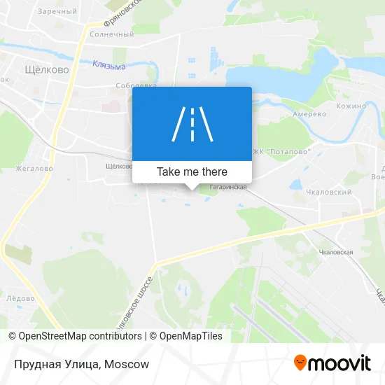 Прудная Улица map