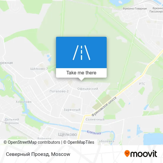Северный Проезд map