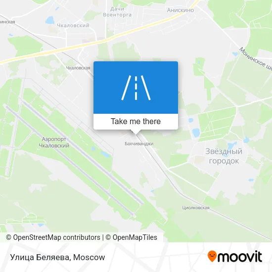 Улица Беляева map