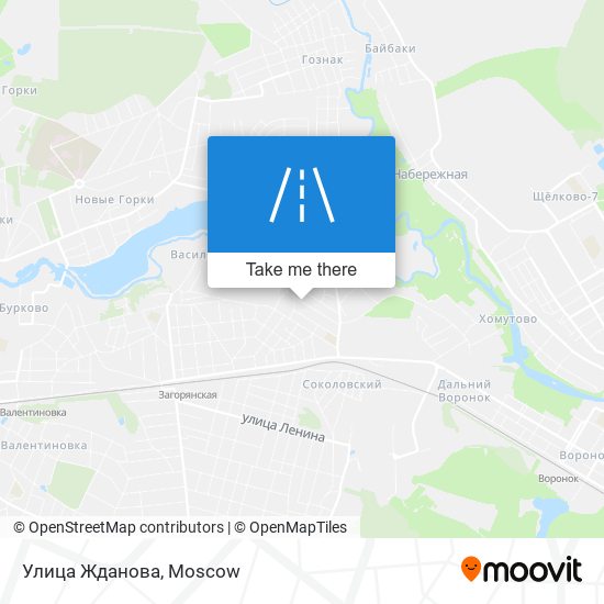 Улица Жданова map