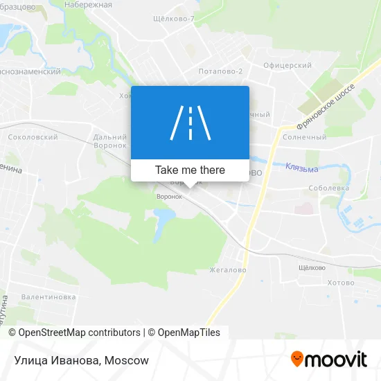 Улица Иванова map