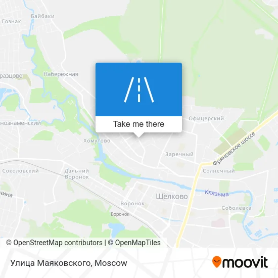 Улица Маяковского map