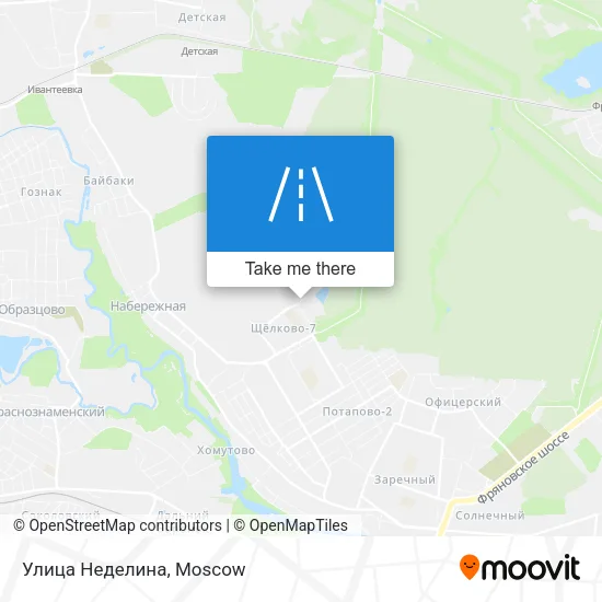 Улица Неделина map