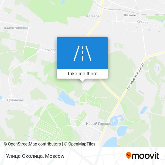 Улица Околица map