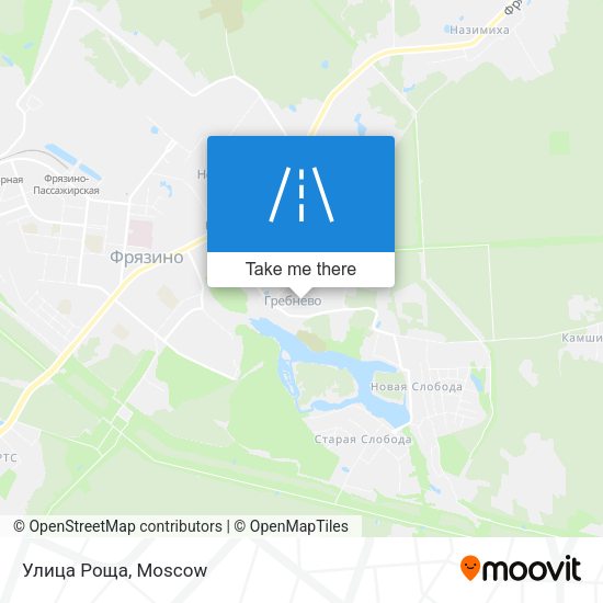 Улица Роща map