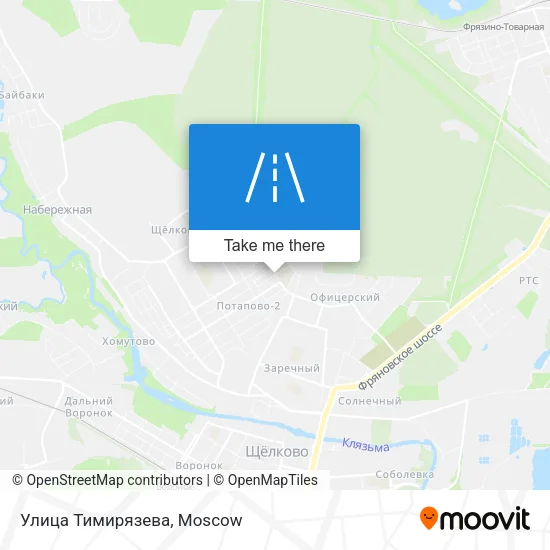Улица Тимирязева map
