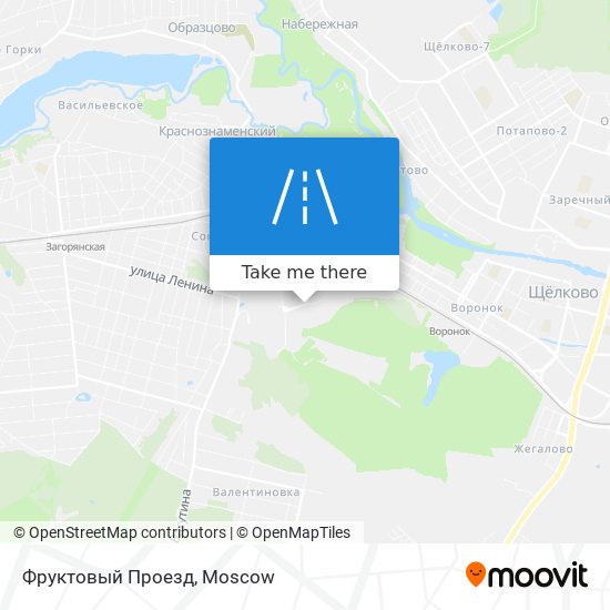 Фруктовый Проезд map