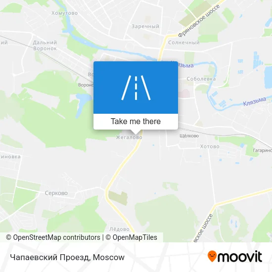 Чапаевский Проезд map