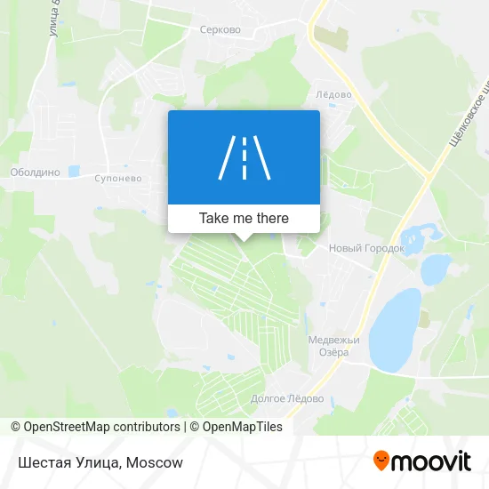 Шестая Улица map