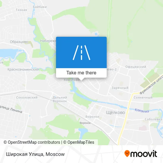 Широкая Улица map