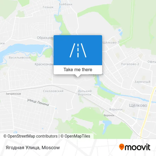 Ягодная Улица map