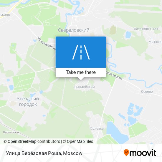 Улица Берёзовая Роща map