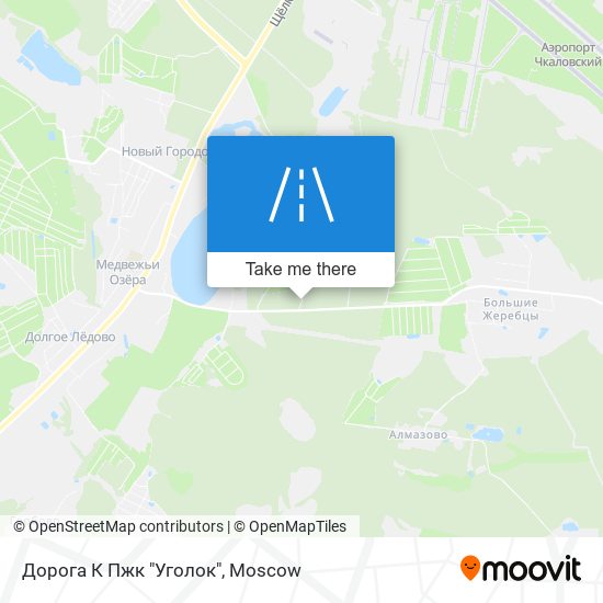 Дорога К Пжк "Уголок" map