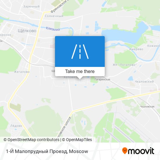 1-Й Малопрудный Проезд map