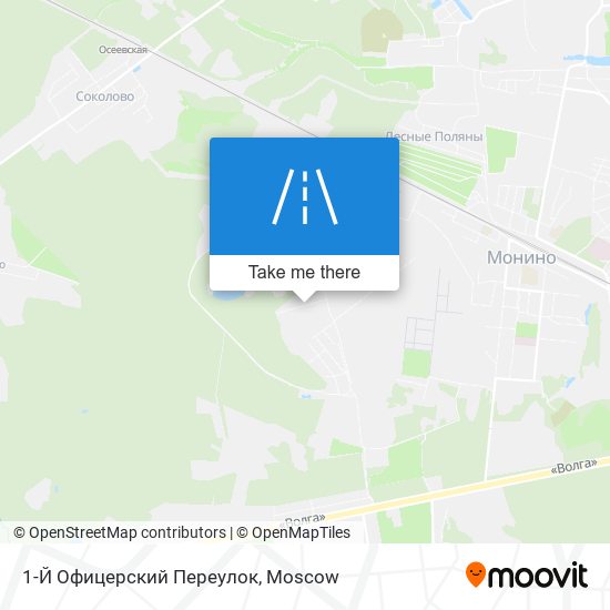 1-Й Офицерский Переулок map