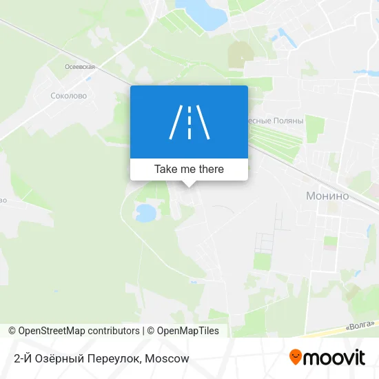 2-Й Озёрный Переулок map
