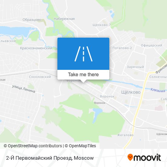 2-Й Первомайский Проезд map