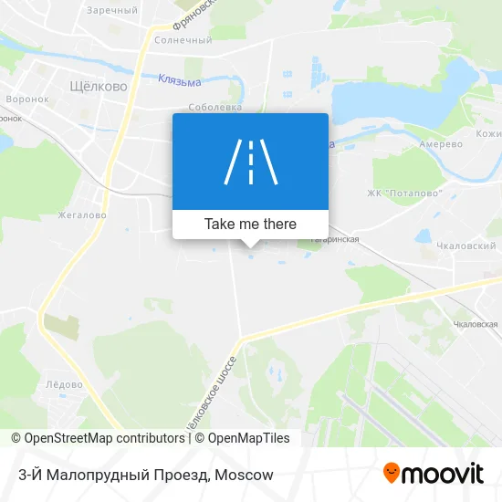 3-Й Малопрудный Проезд map