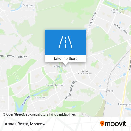 Аллея Витте map