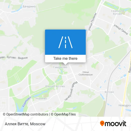 Аллея Витте map