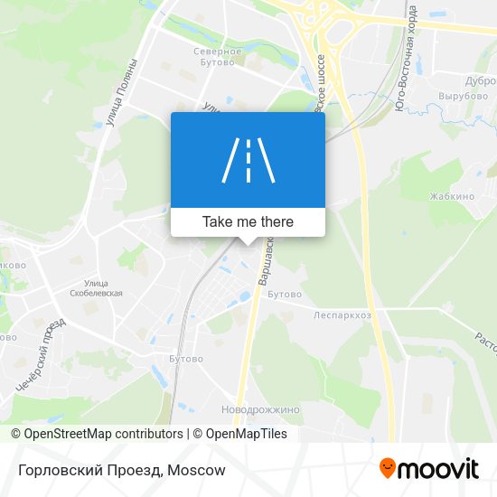Горловский Проезд map
