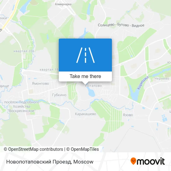 Новопотаповский Проезд map