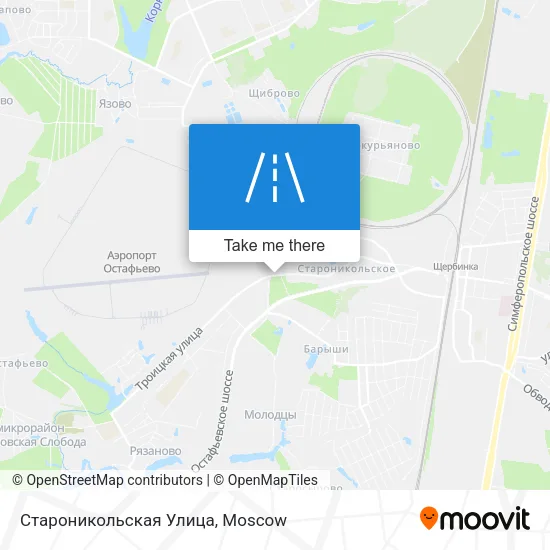 Староникольская Улица map