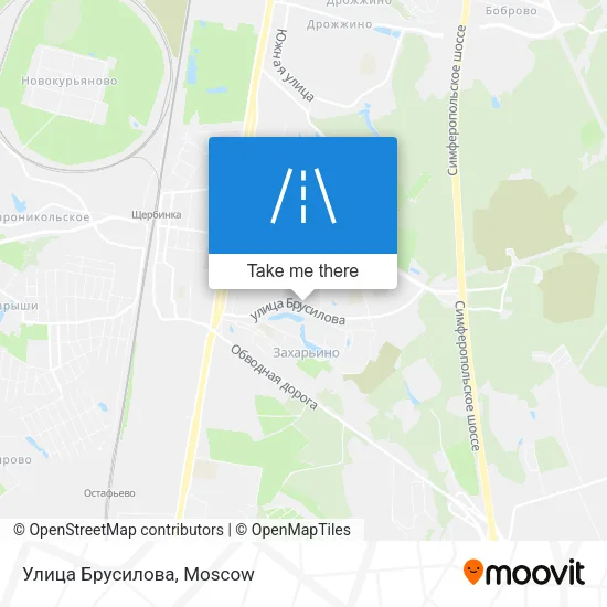 Улица Брусилова map
