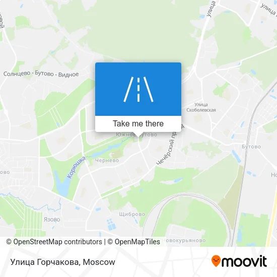 Улица Горчакова map