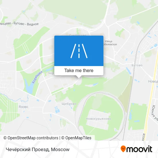 Чечёрский Проезд map